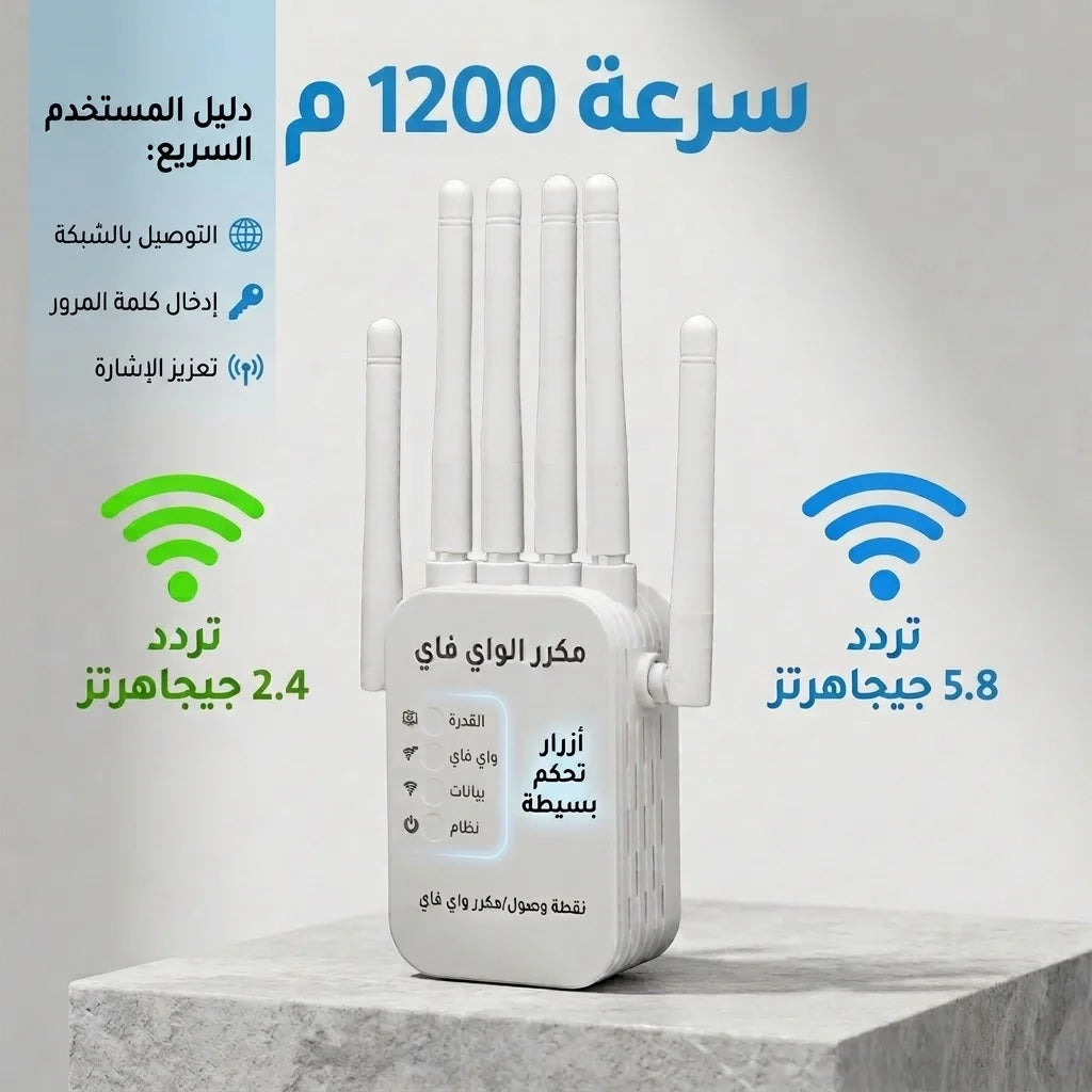 Amplificateur De Signal Wifi à 6 Antennes™